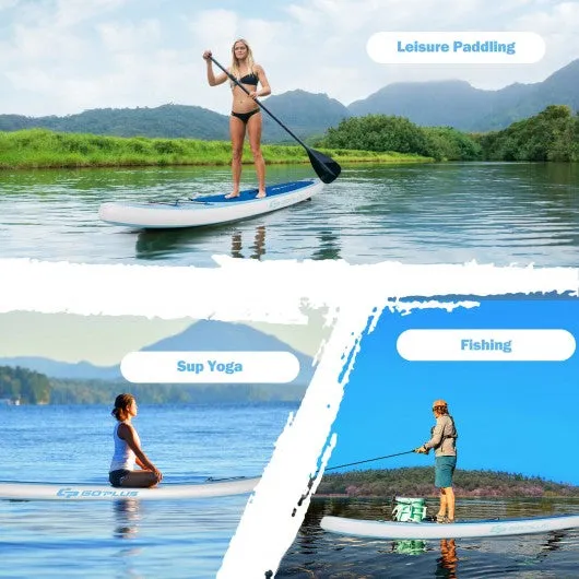 10' Inflatable Stand Up Paddle Board with Adjustable Paddle Pump