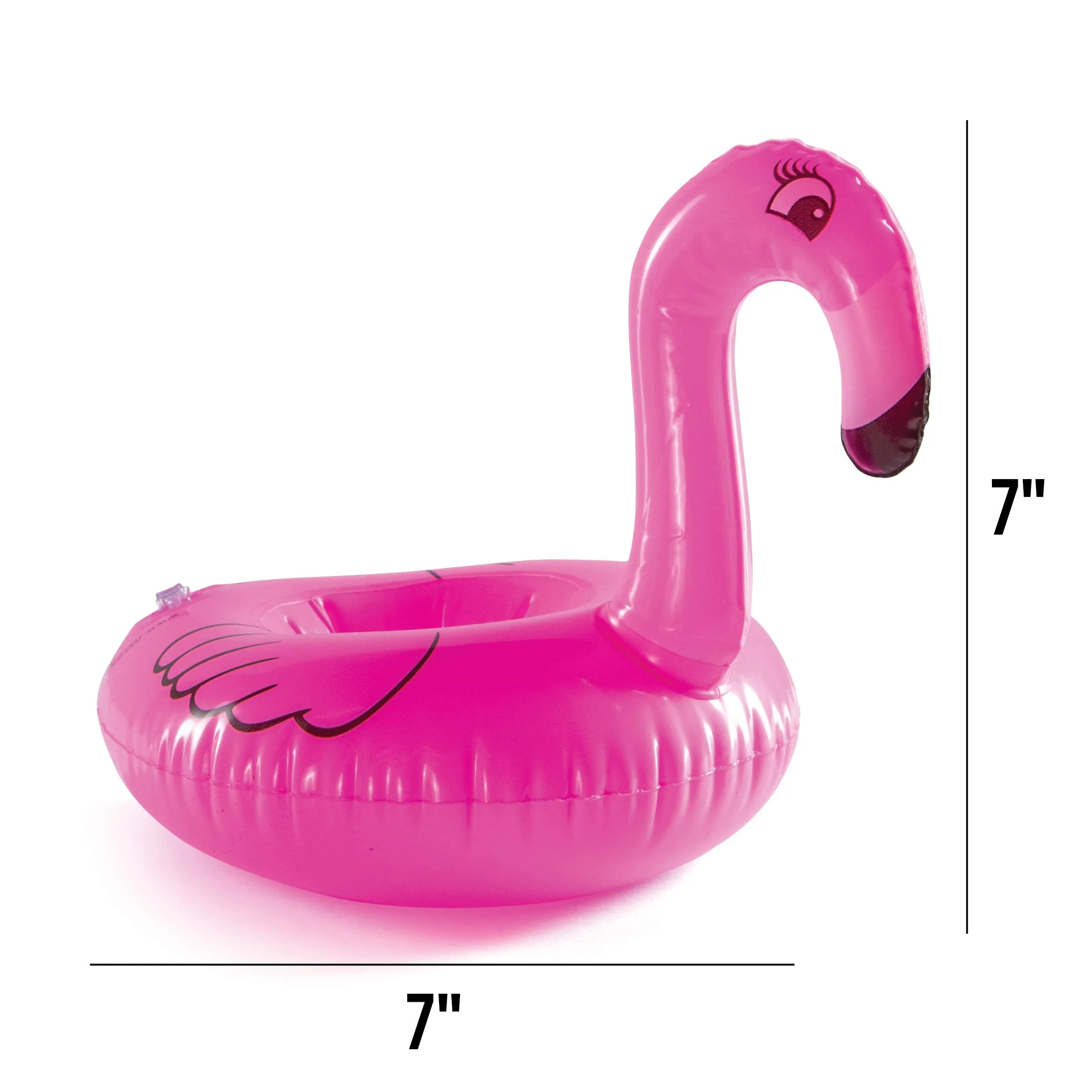 12 Drink holders drink floaties, Pool drink holder floats, flamingo inflatable floating