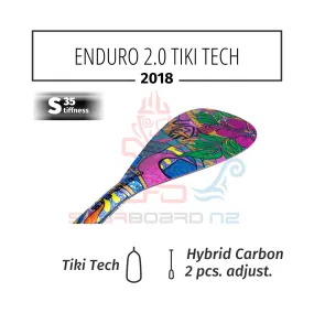 2018 STARBOARD SUP ENDURO 2.0 SONNI SUN WITH HYBRID CARBON 2 PCS ADJUSTABLE S35