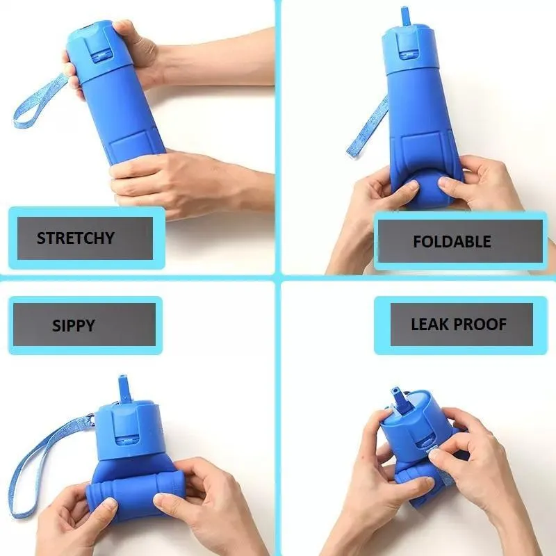 326 Silicone Collapsible/Foldable Water Bottle