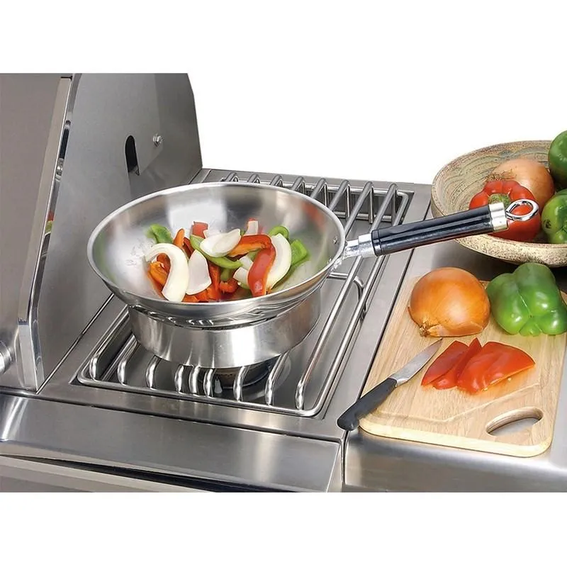 Alfresco 14-Inch in Stainless Steel with Double Side Burner for Cart Mount - Propane Gas