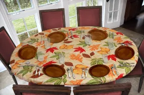 All Over Leaves Elastic Table Covers