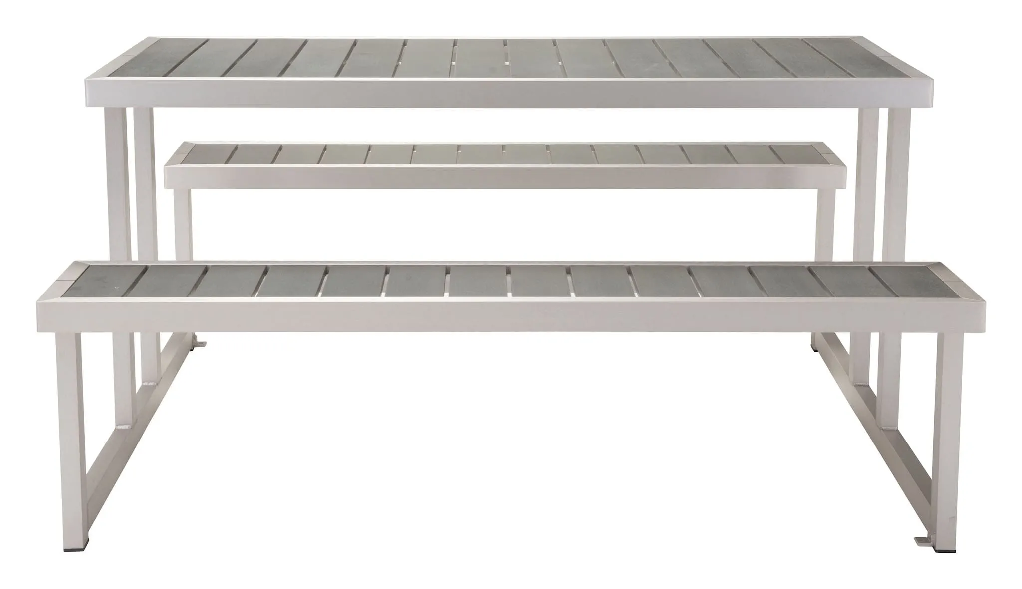 Aluminium Cuomo Picnic Table - Seats 6 People & Ships In 24 HRS.