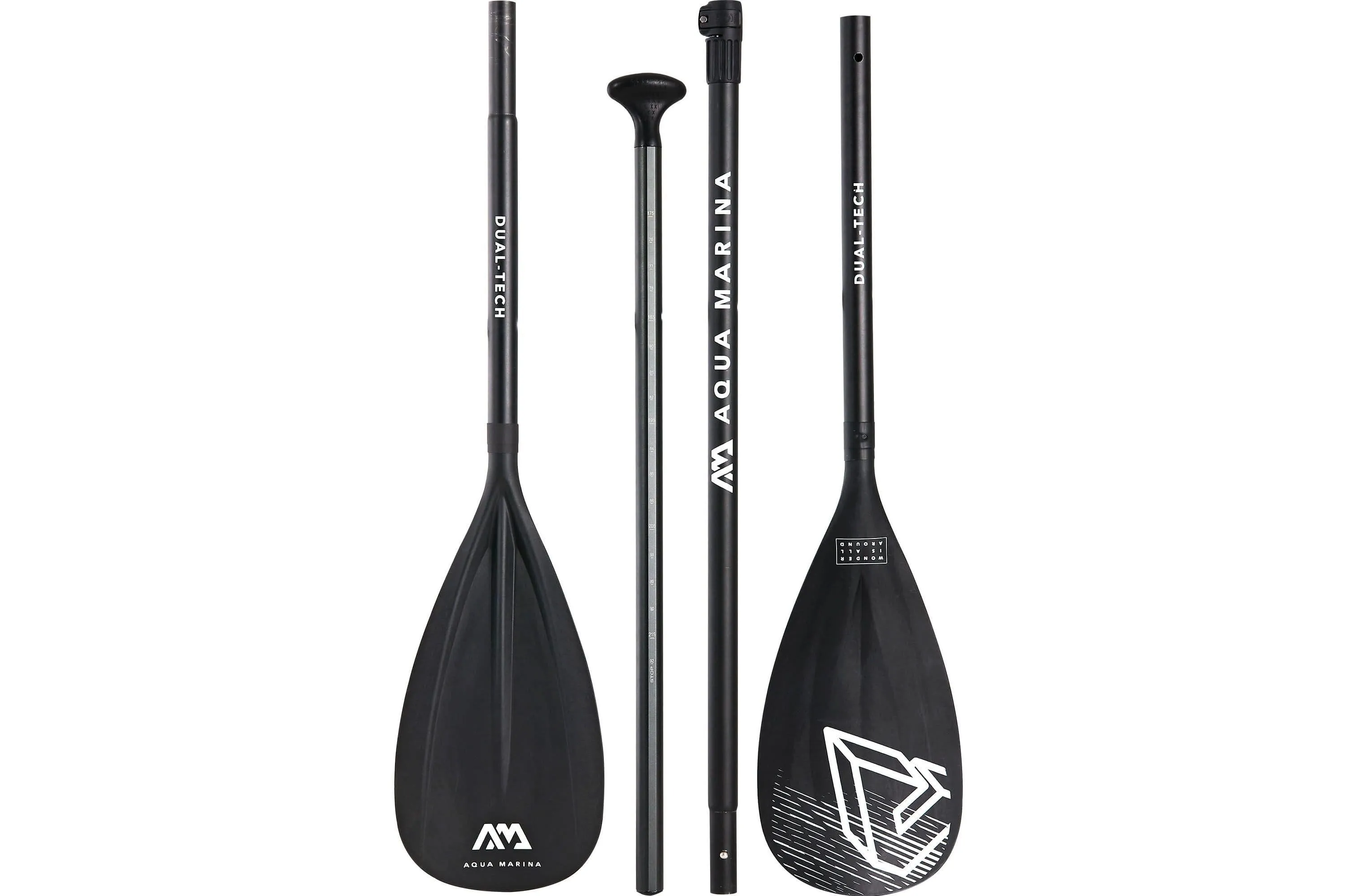 Aqua Marina Dual-Tech 2-in-1 Adjustable Aluminum SUP & Kayak Paddle (3-4 sections)