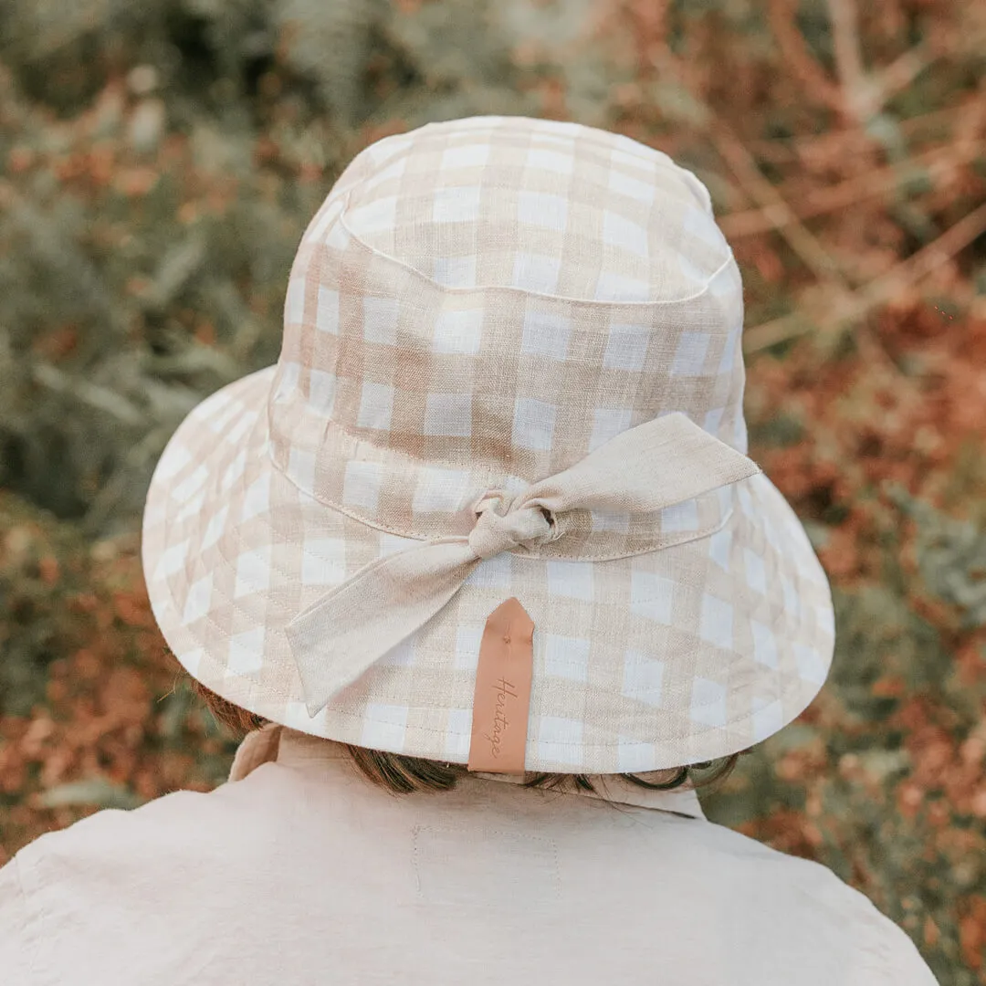 Bedhead 'Explorer' Kids Reversible Classic Bucket Hat - Flynn / Flax