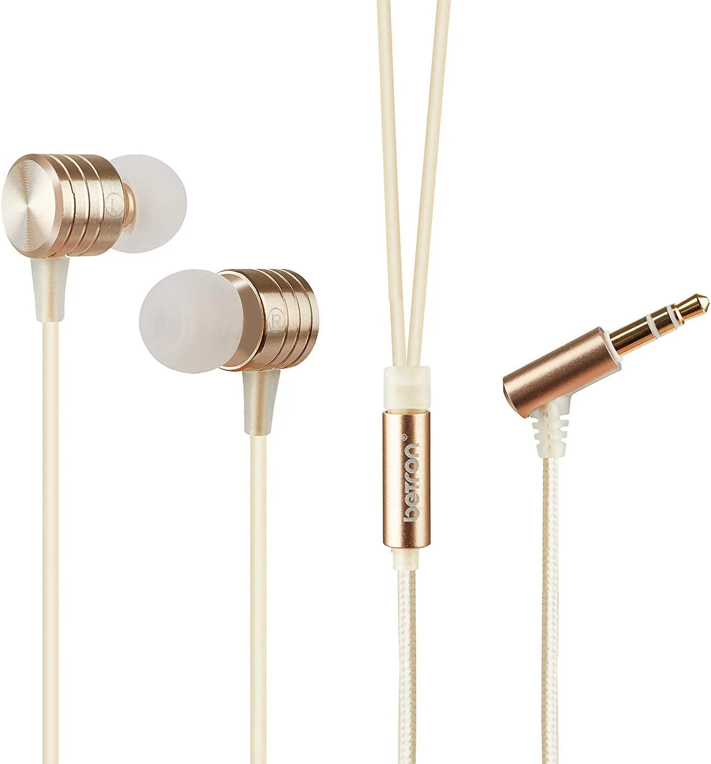 Betron B550s Earphones Noise Isolating Earbuds Heavy Deep Bass In Ear Headphone 3.5mm Audio Jack