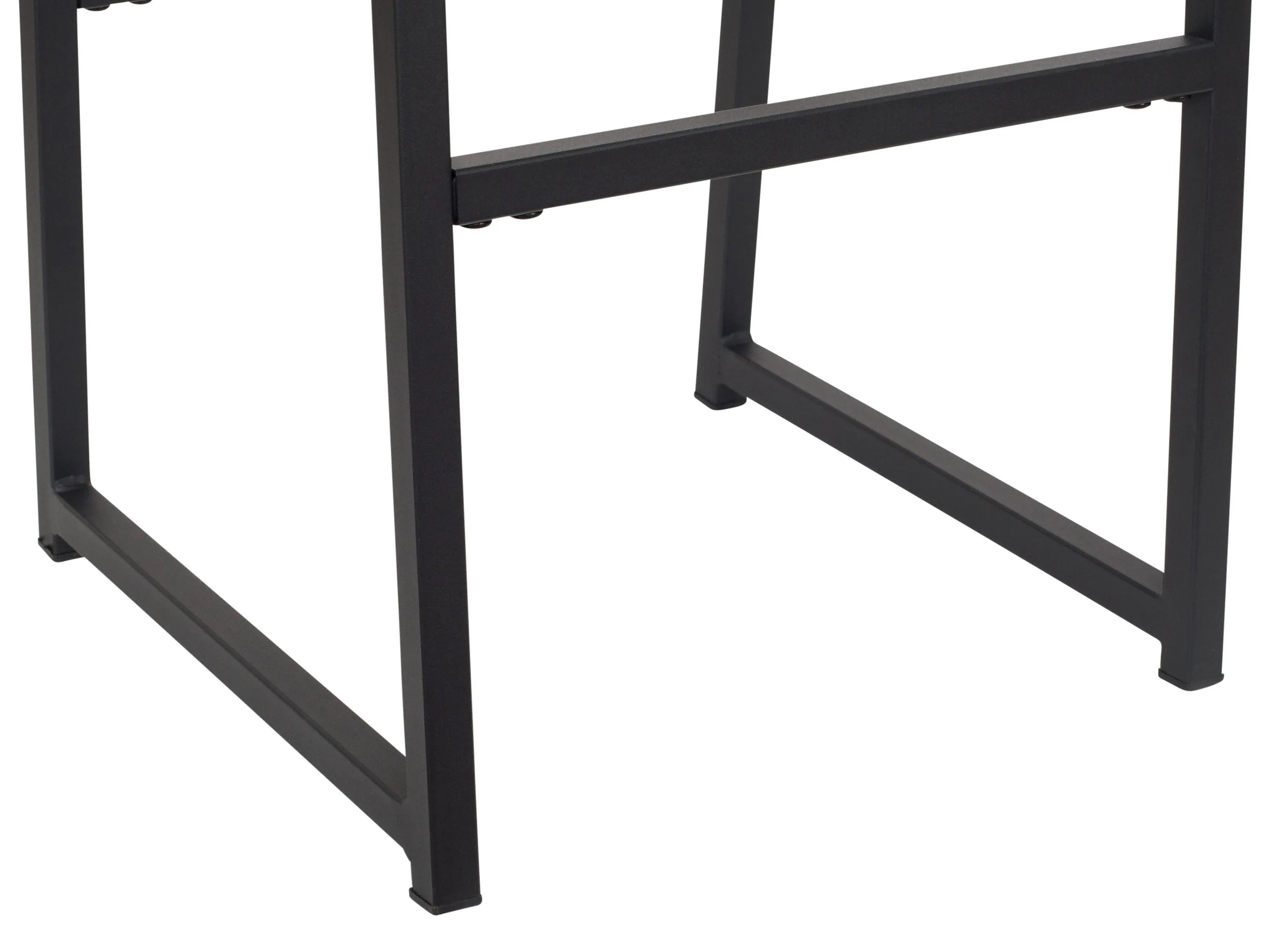 Black Backless Bar Stools, Set of 2