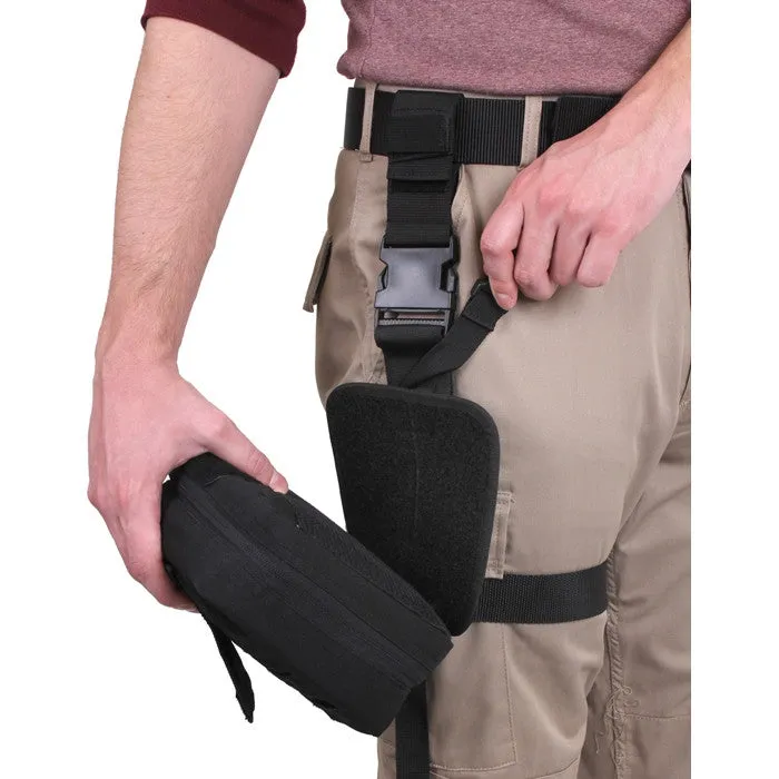 Black - Drop Leg Medical Pouch