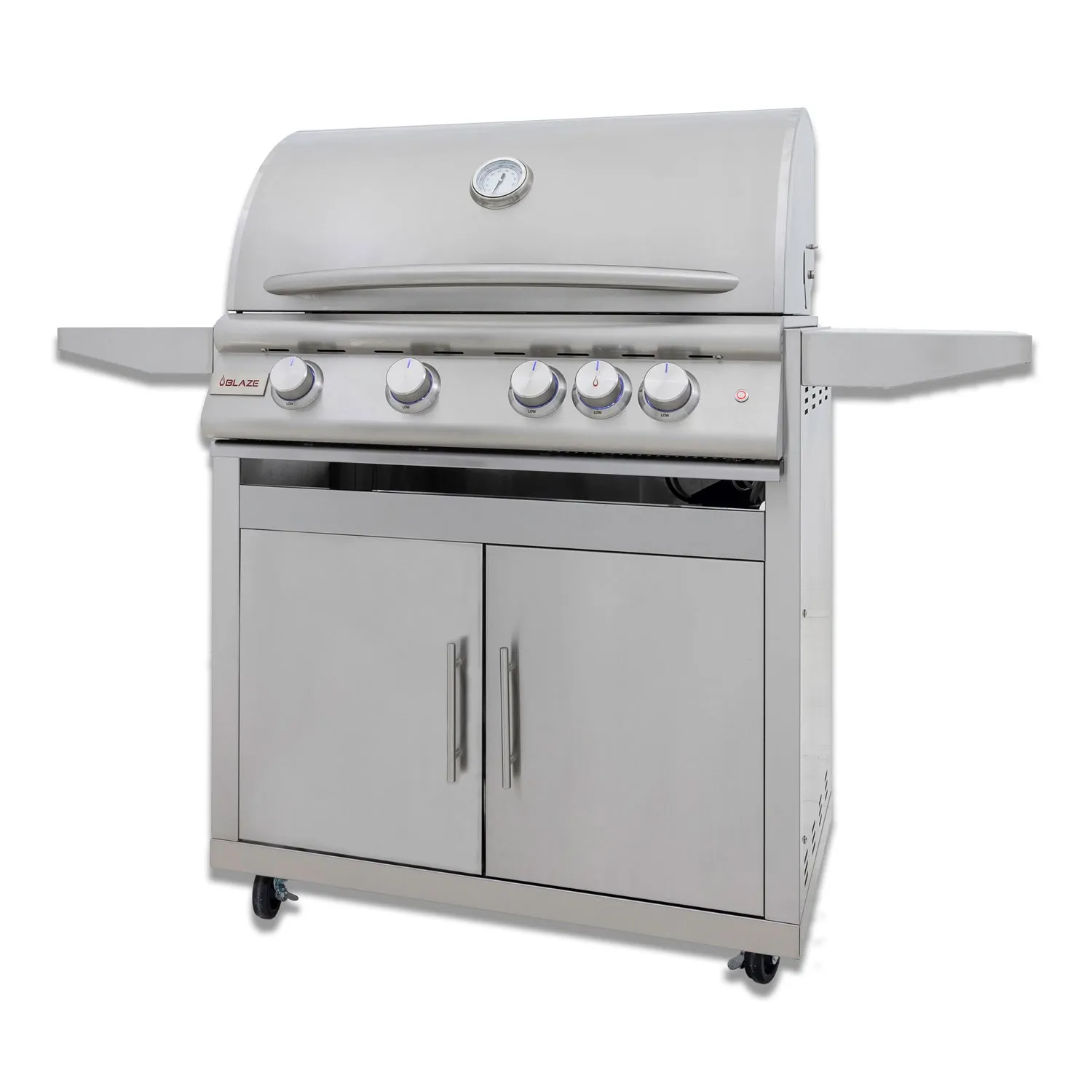 Blaze 32-Inch 4-Burner Premium LTE  Gas Grill with Rear Burner and Built-in Lighting System