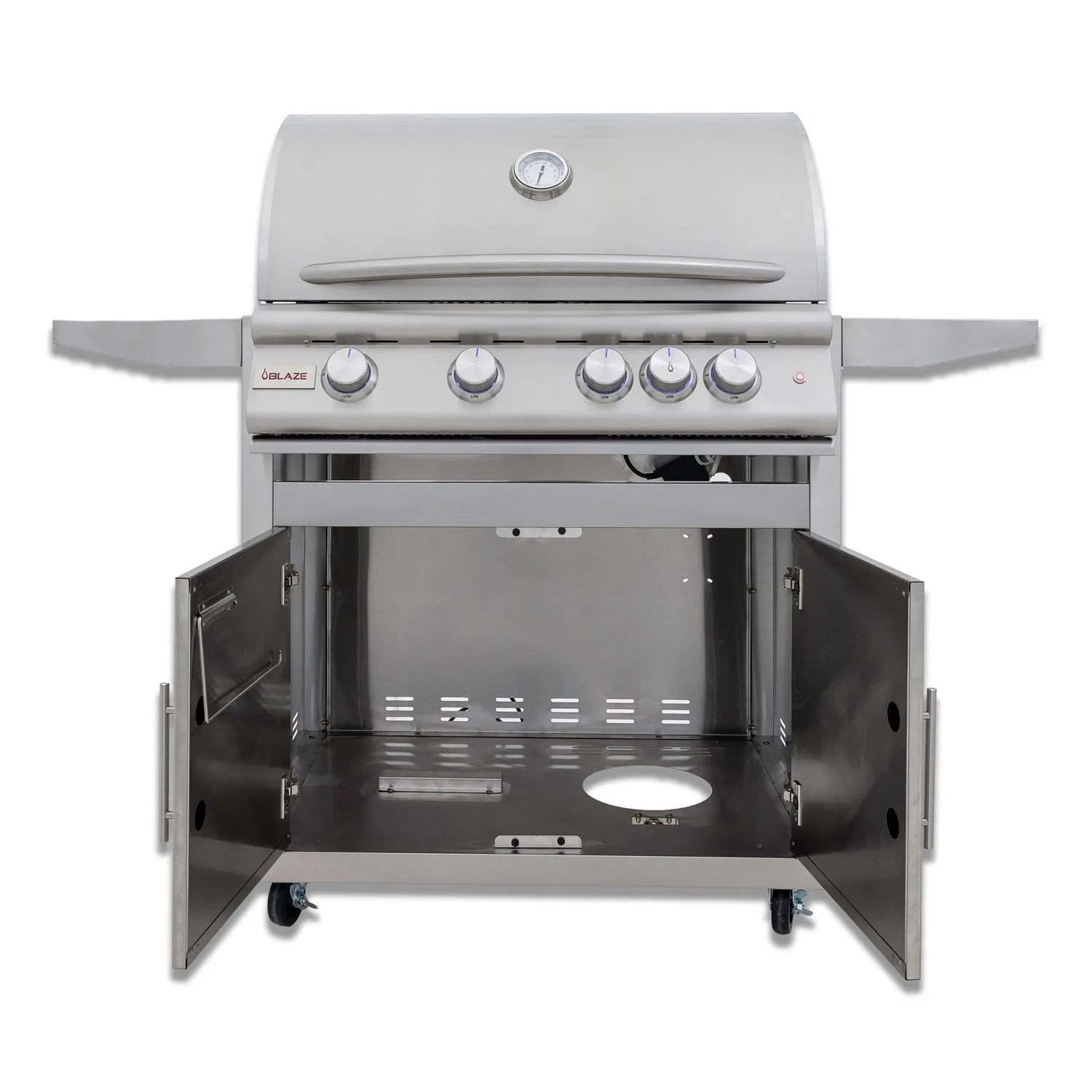 Blaze 32-Inch 4-Burner Premium LTE  Gas Grill with Rear Burner and Built-in Lighting System