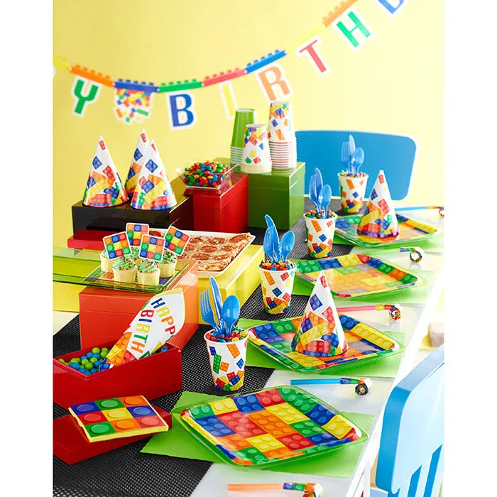 Block Party Party Hats (8/Pkg)