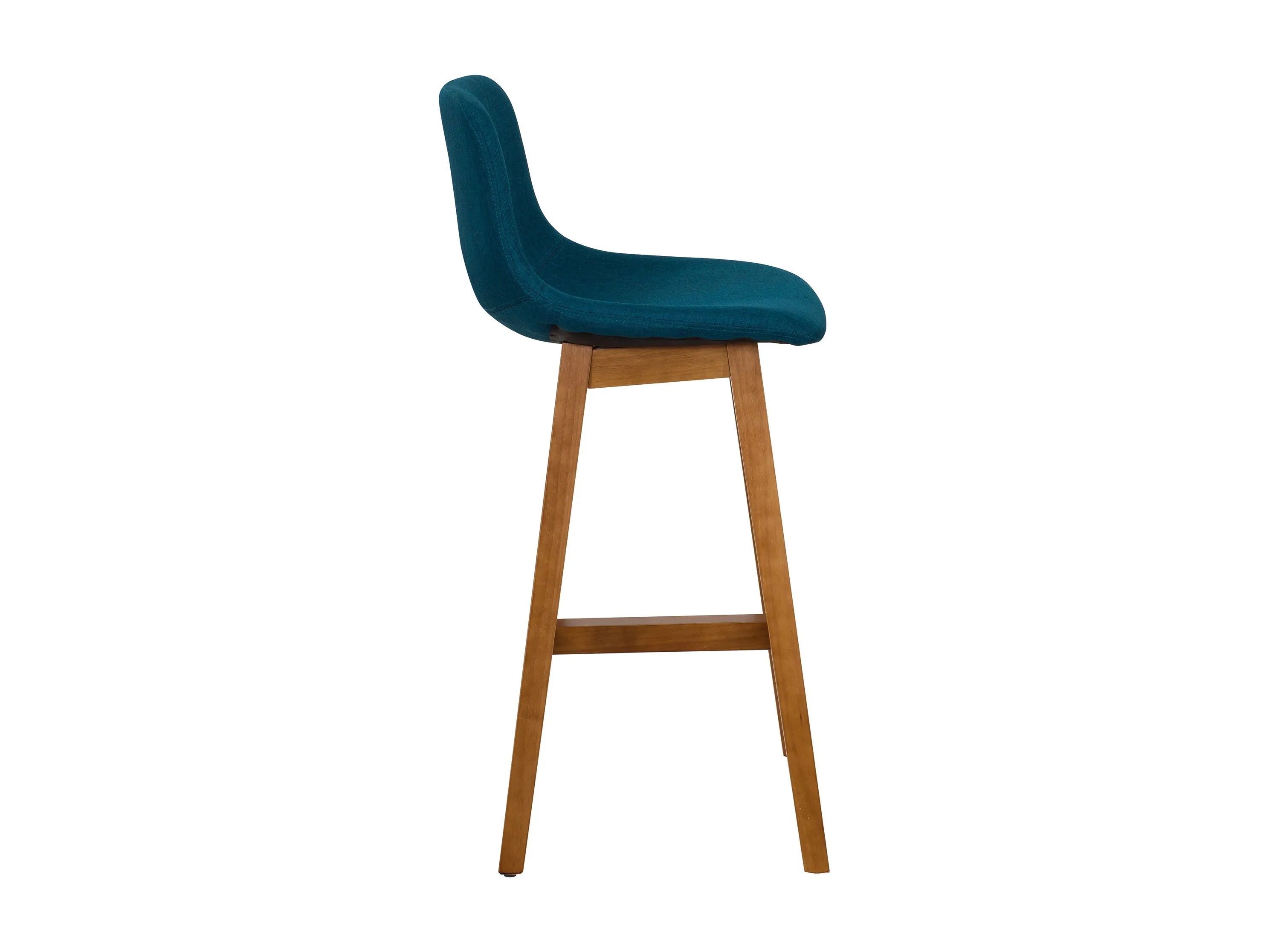 Blue Wood Bar Stools, Set of 2