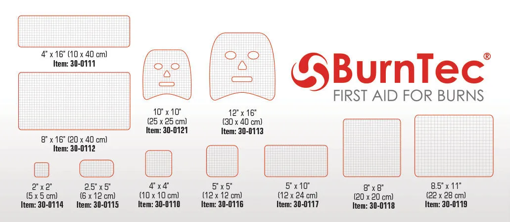 BurnTec Burn Dressing Kit