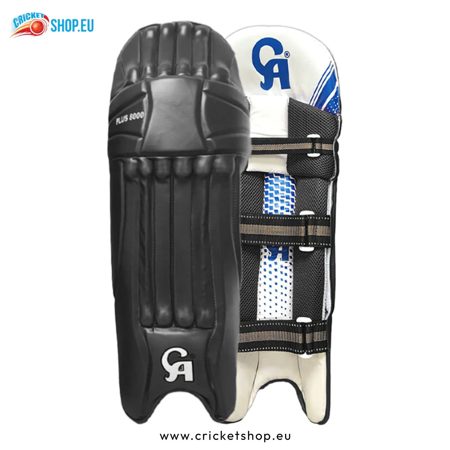 CA Plus 8000 Batting Pads Black Ambi