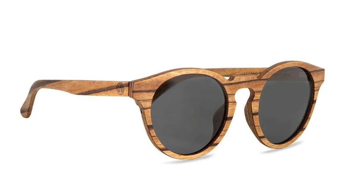 Chanj Sunglasses Whitehaven Sustainable Sunglasses Handcrafted FSC Wood