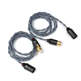 DD ddHiFi BC30XLR Balanced 3-pin XLR Male to 3-pin XLR Female Audio Cable (2 cables inside the box)