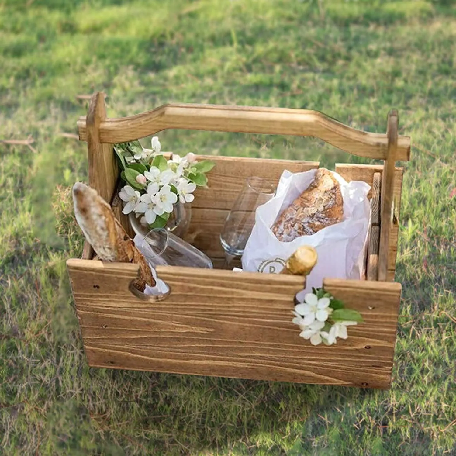 Folding Picnic Basket & Table