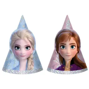 Frozen 2 Mini Party Hats - 8 Pkt