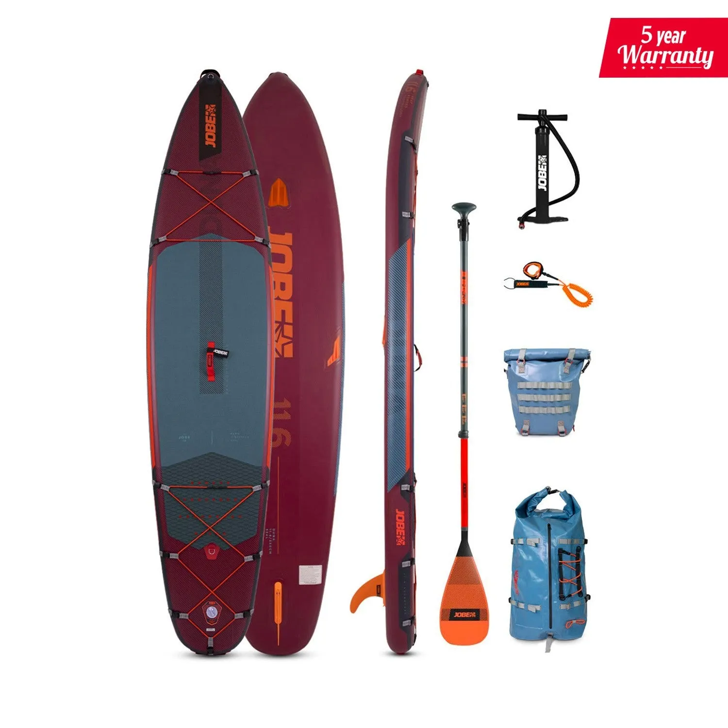 Jobe Adventure Duna Inflatable Paddle Board Package (2022 paddle)  486422003-PCS.