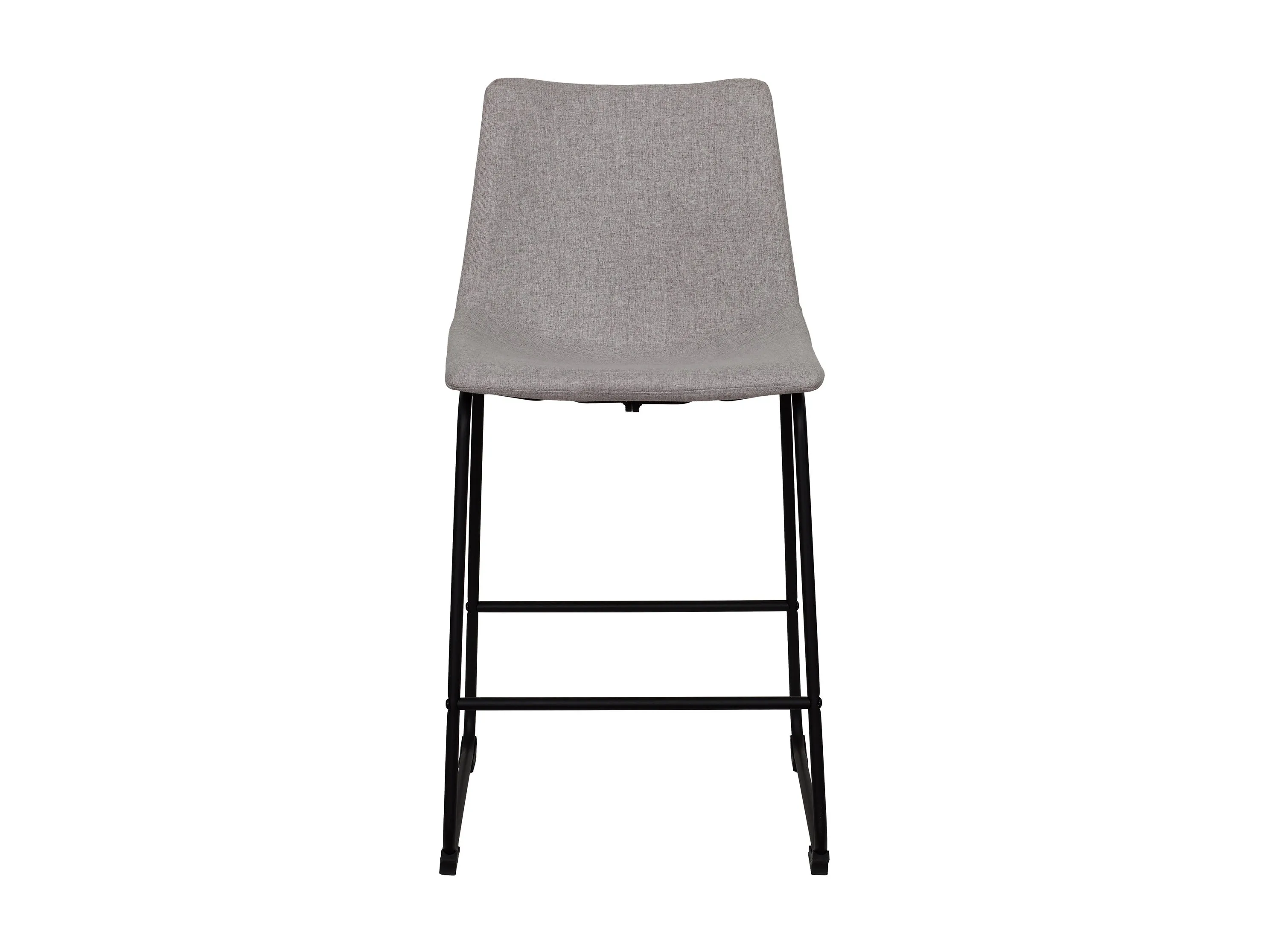 Light Grey Upholstered Bar Stools