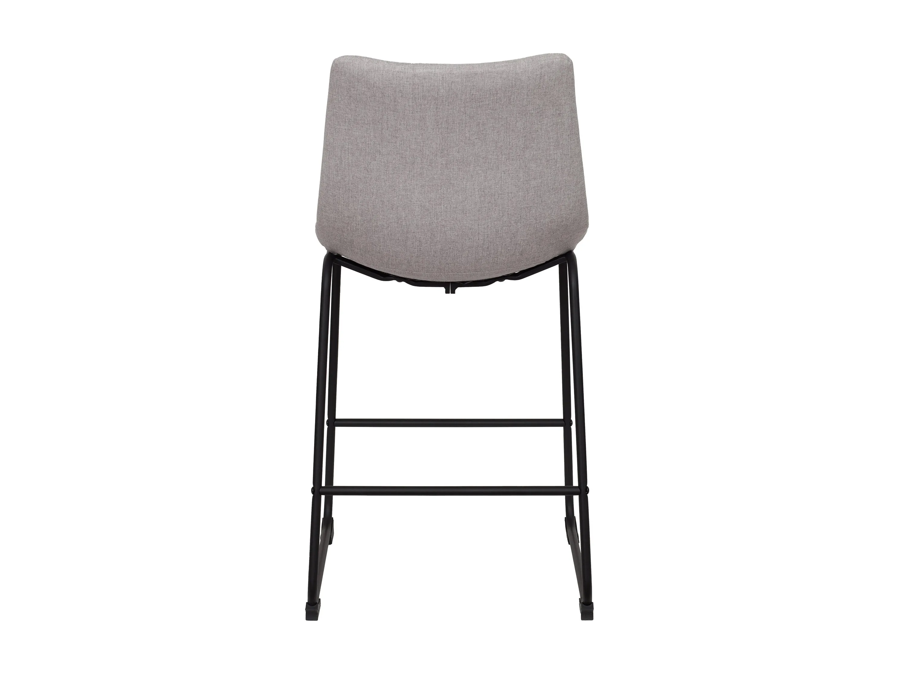 Light Grey Upholstered Bar Stools