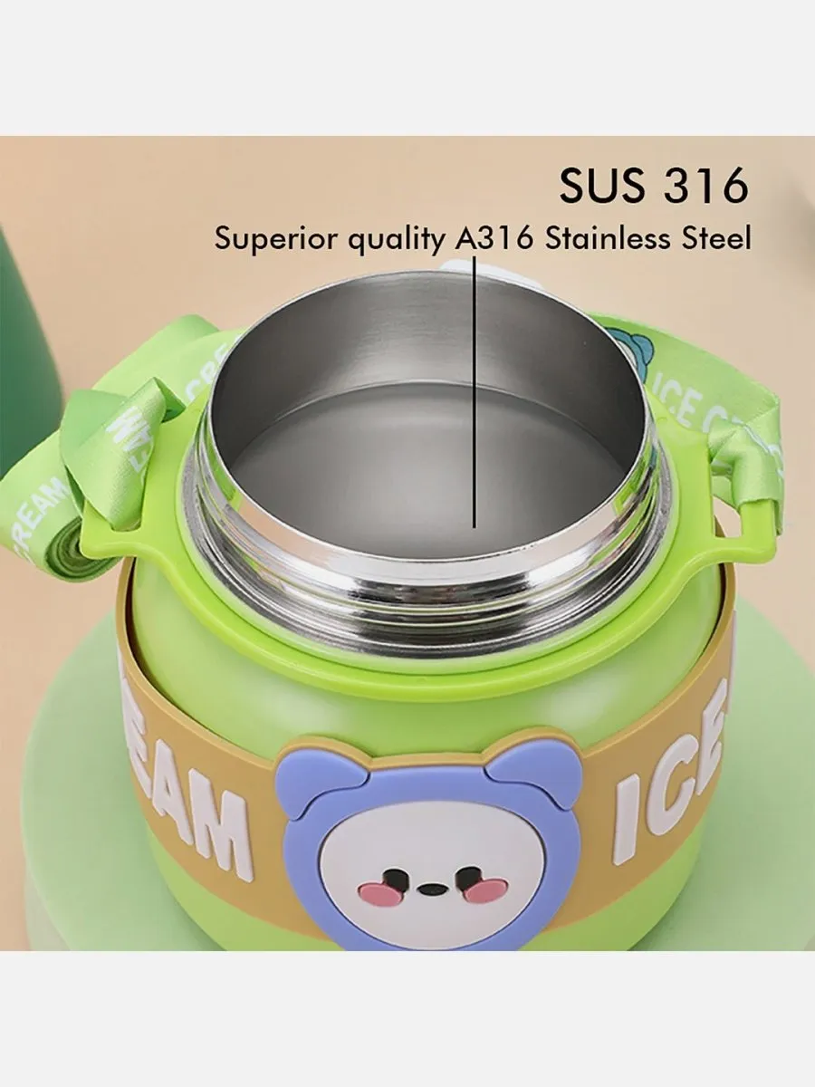 Little Surprise Box 2 Way Lid Style Ice cream Theme Kids Water Bottle