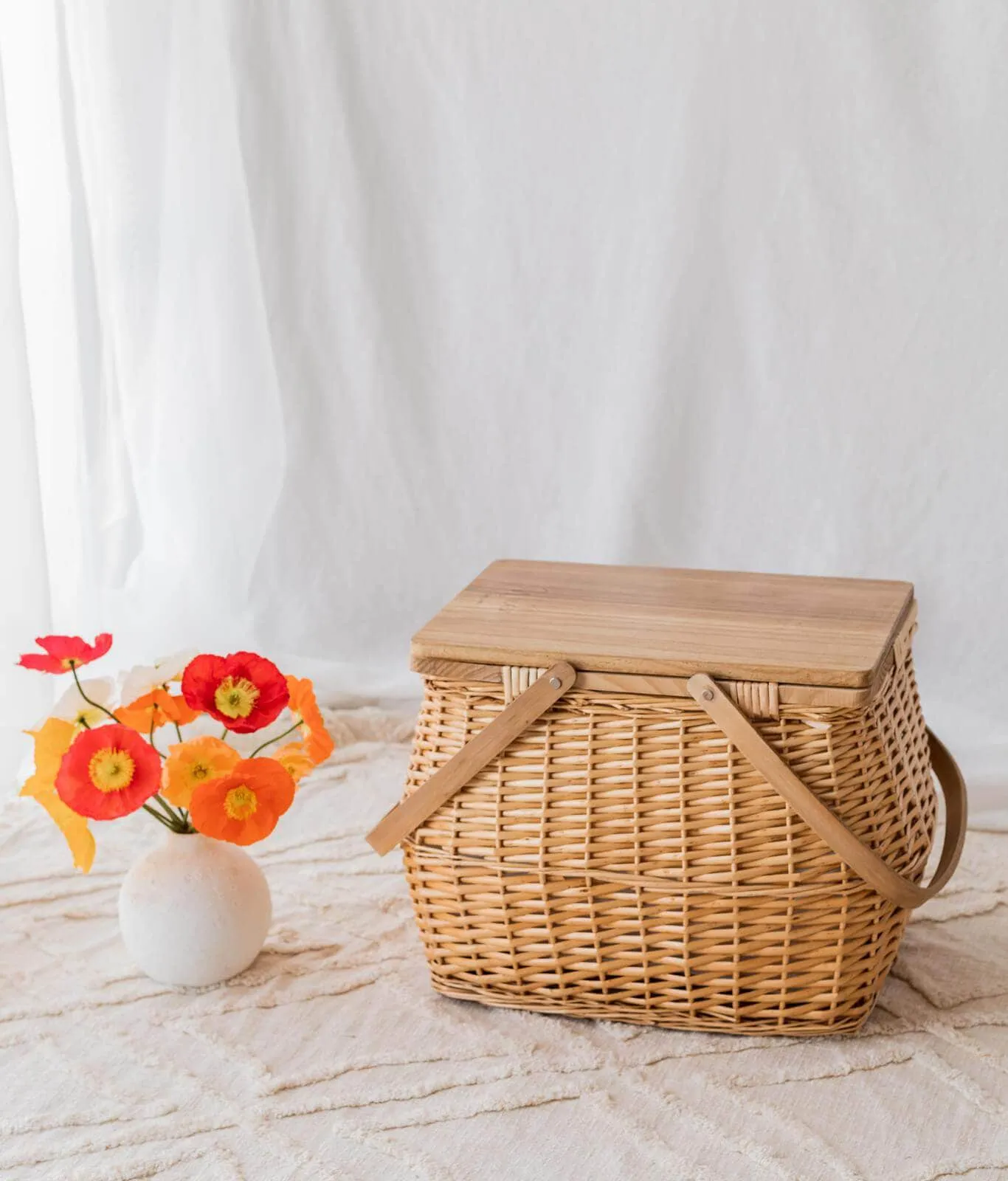 Luna Wicker Picnic Basket (XL Family Size)