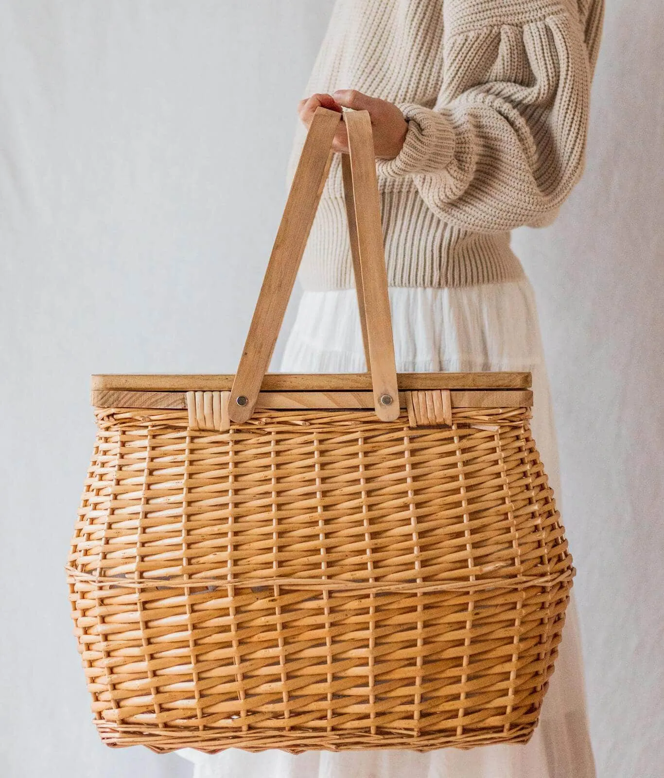 Luna Wicker Picnic Basket (XL Family Size)