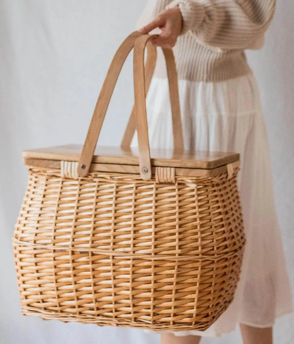 Luna Wicker Picnic Basket (XL Family Size)