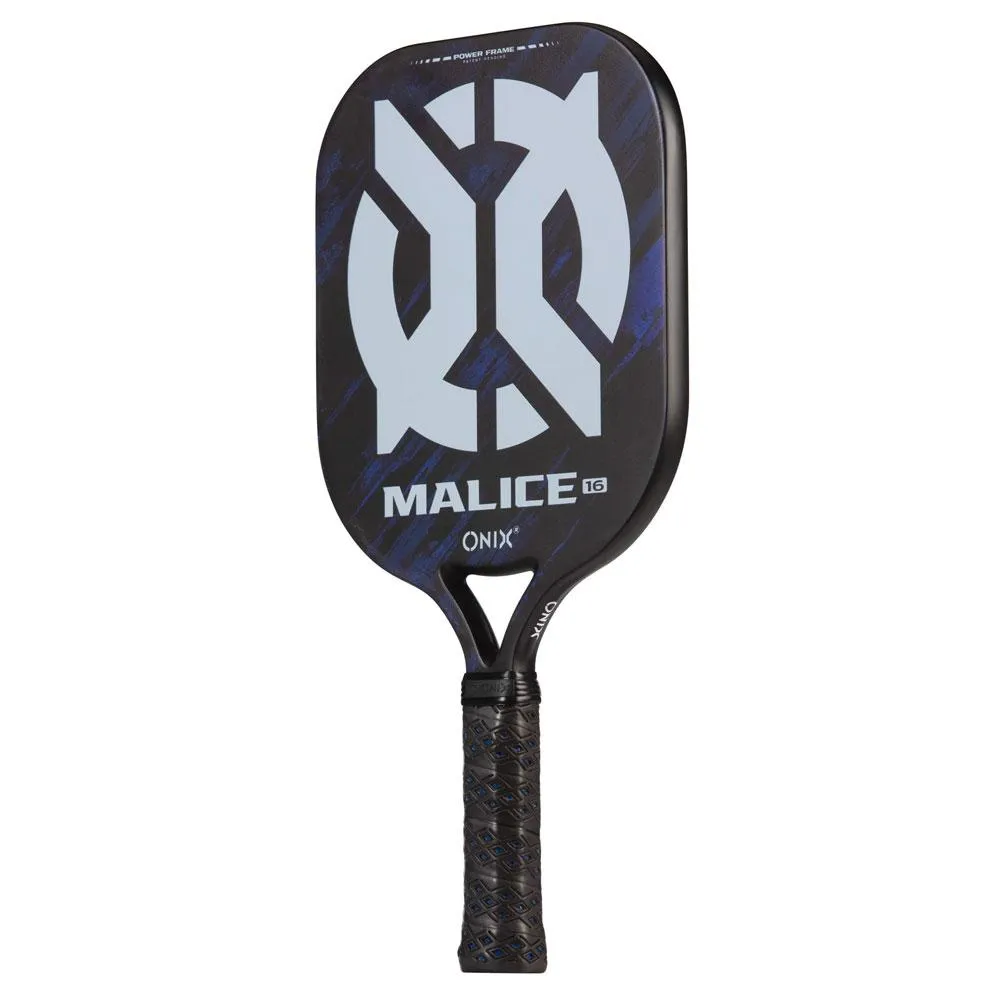 Malice 16 Open Throat Composite Pickleball Paddle Blue