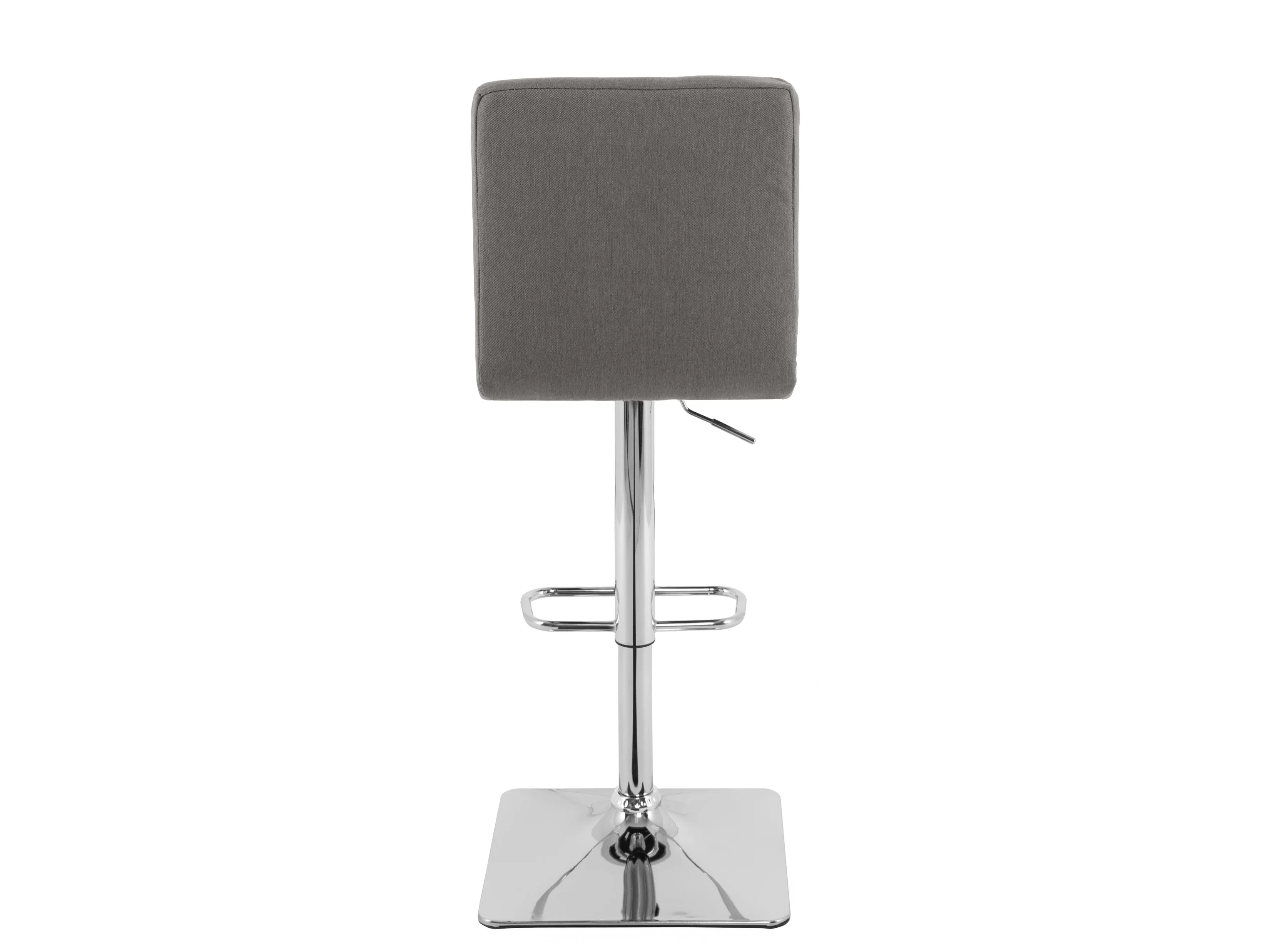 Medium Grey High Back Bar Stools, Set of 2