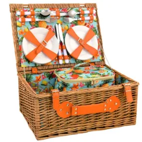 Navigate Waikiki 4 Person Picnic Basket Fruit