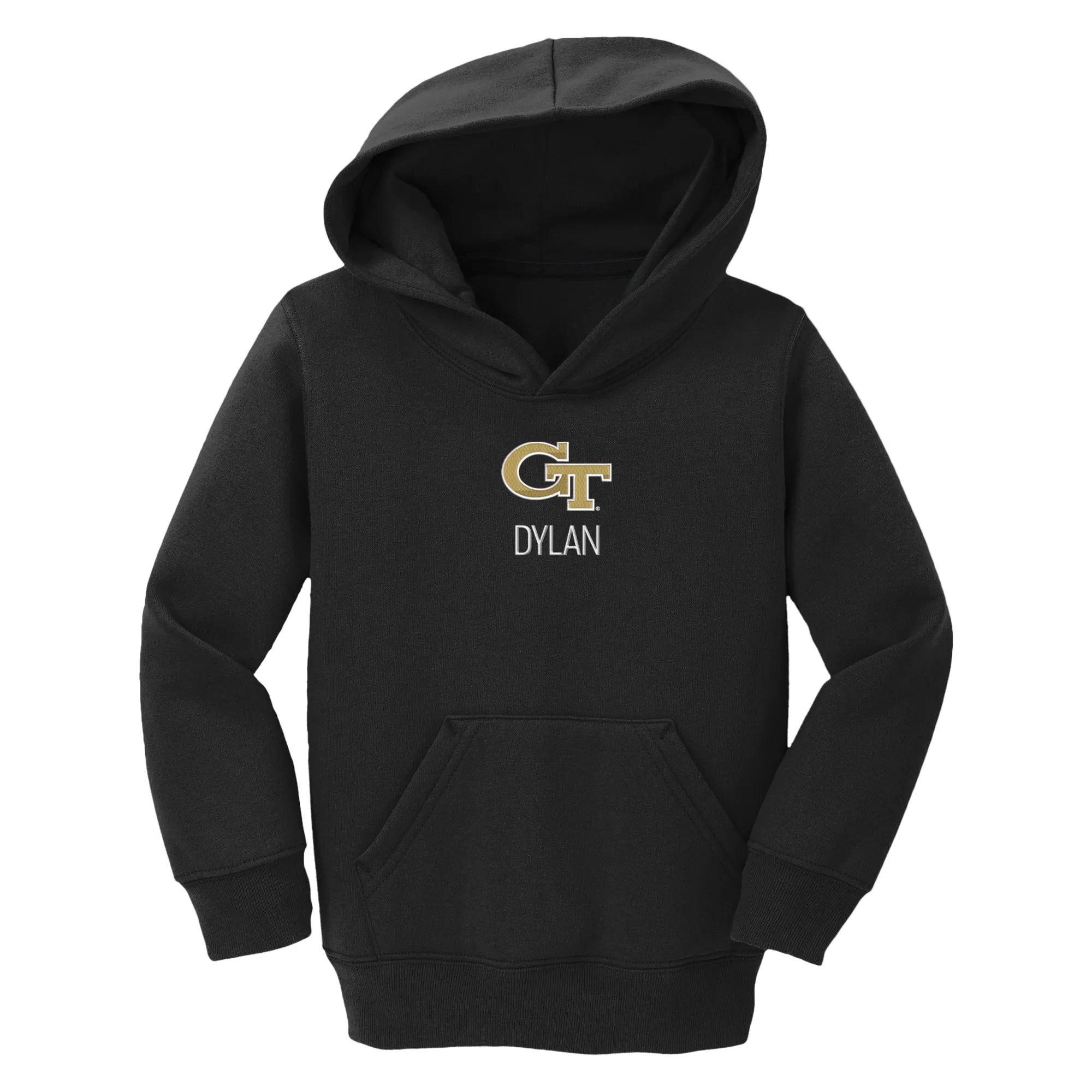 Personalized Georgia Tech Yellow Jackets Toddler Pullover Sweatshirt