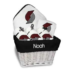 Personalized Portland Trail Blazers Medium Basket - 6 Items