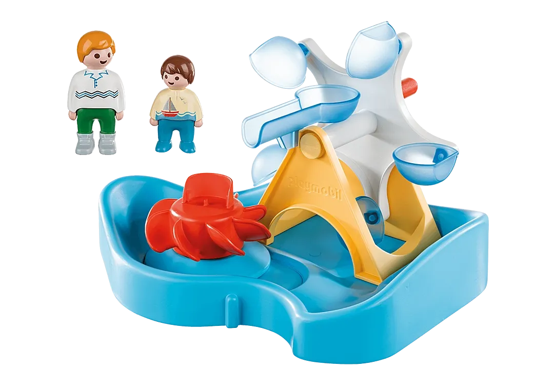 Playmobil 1.2.3 Aqua: Water Wheel Carousel 70268