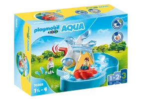 Playmobil 1.2.3 Aqua: Water Wheel Carousel 70268