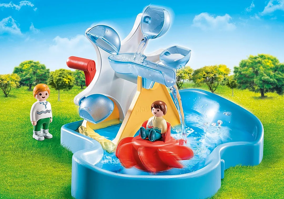 Playmobil 1.2.3 Aqua: Water Wheel Carousel 70268