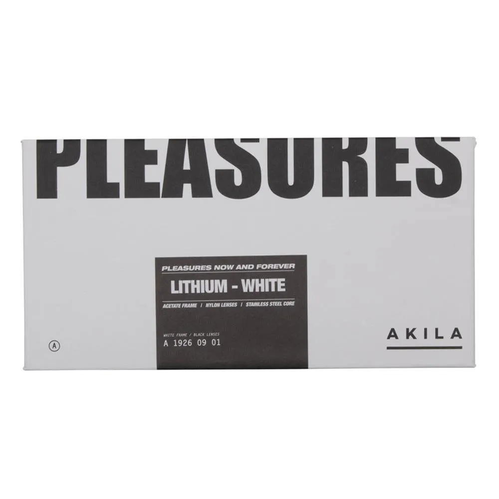 Pleasures Lithium Sunglasses / White