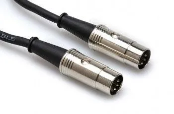 Pro MIDI Cable, Servicable 5 Pin to 5 Pin Din, 5 foot