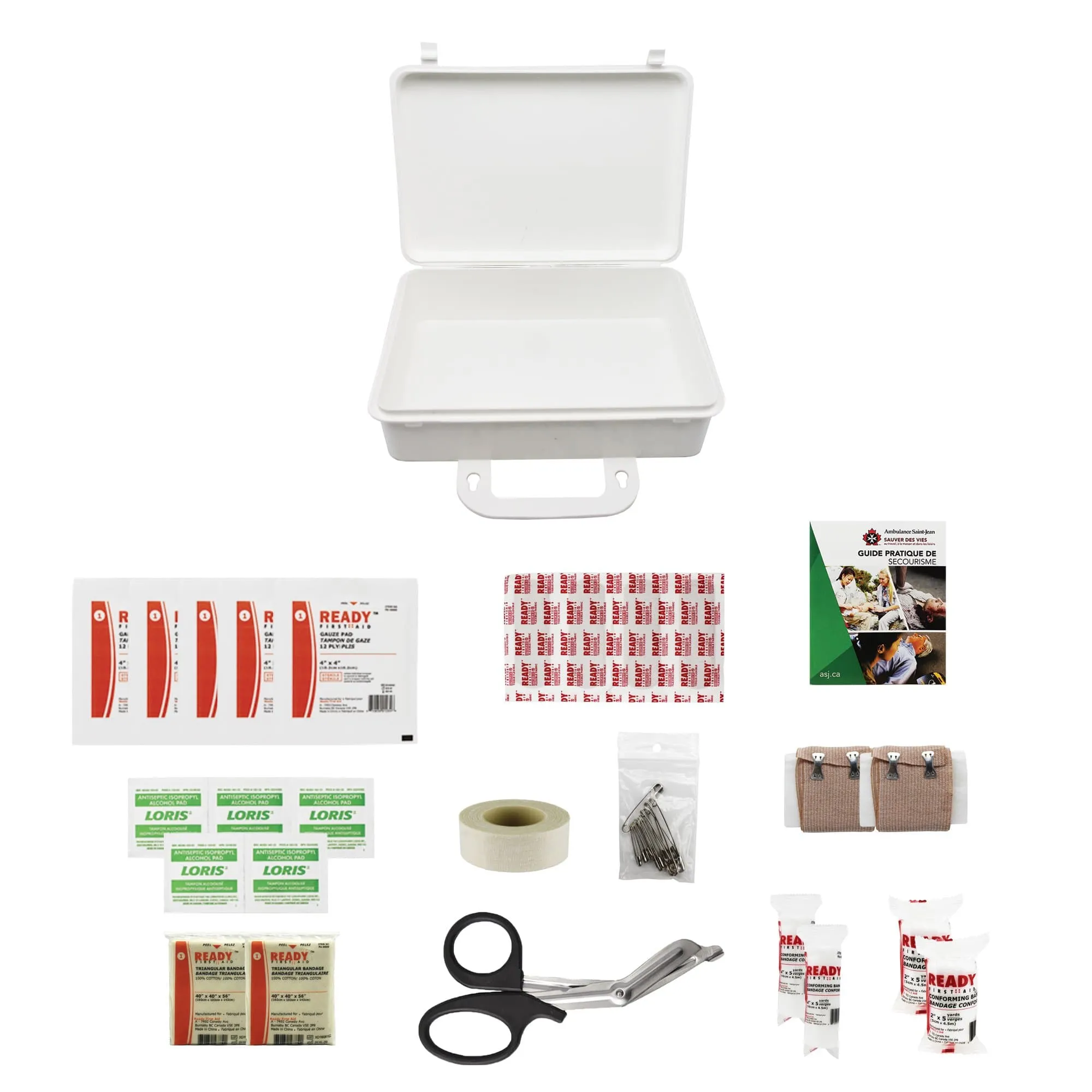 Quebec Regulation First Aid Vehicle Kit/ Trousse de Premiers Soins vehicule