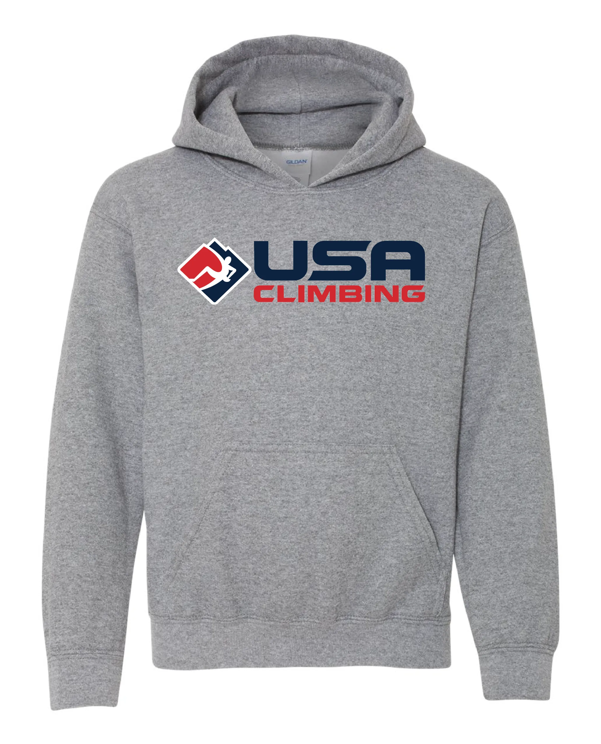 USA Climbing Horizontal Logo Hoodie - Youth