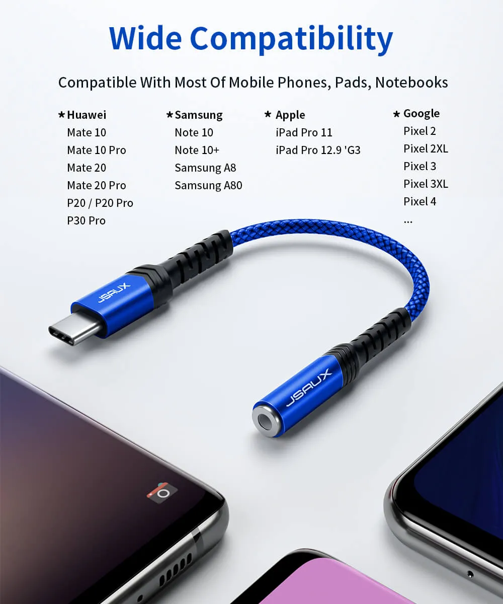 USB-C to 3.5mm Audio Adapter