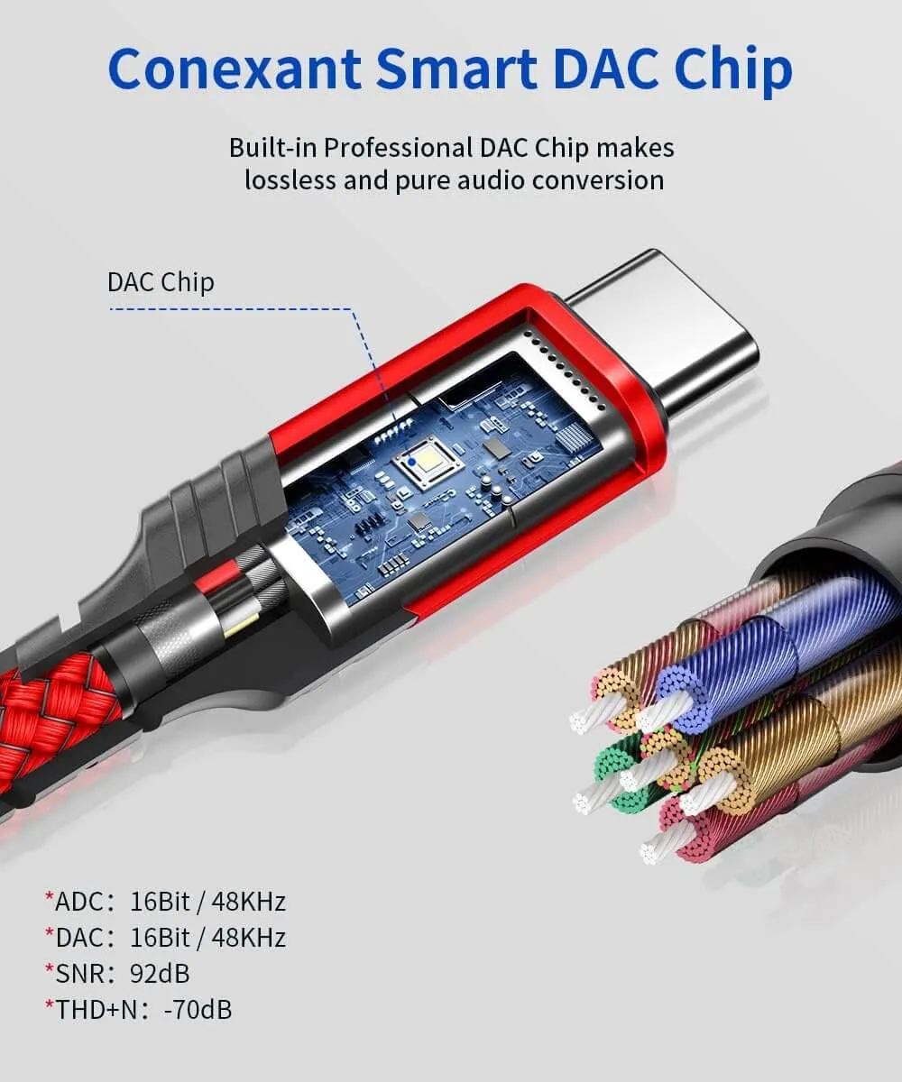 USB-C to 3.5mm Audio Adapter