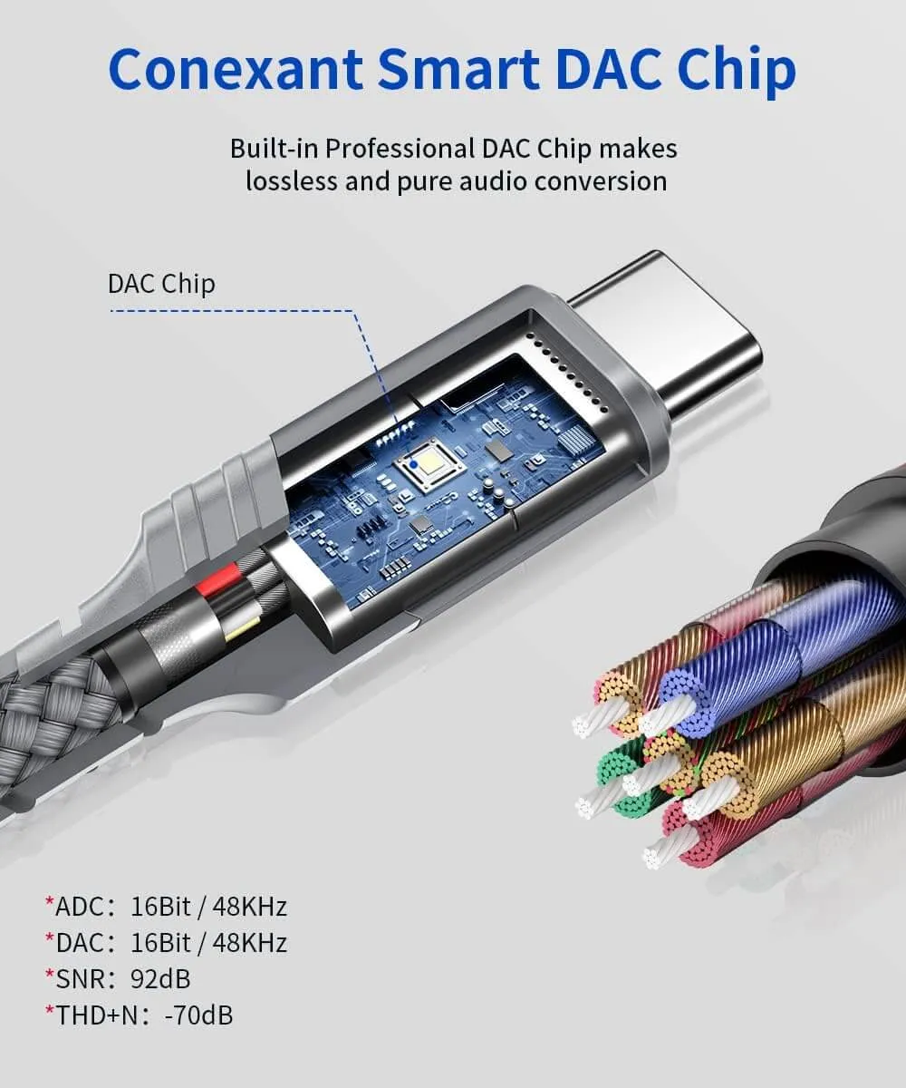 USB-C to 3.5mm Audio Adapter