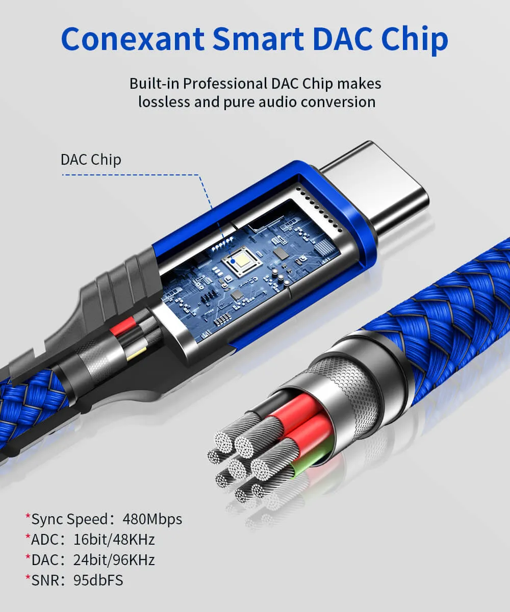 USB-C to 3.5mm Audio Adapter