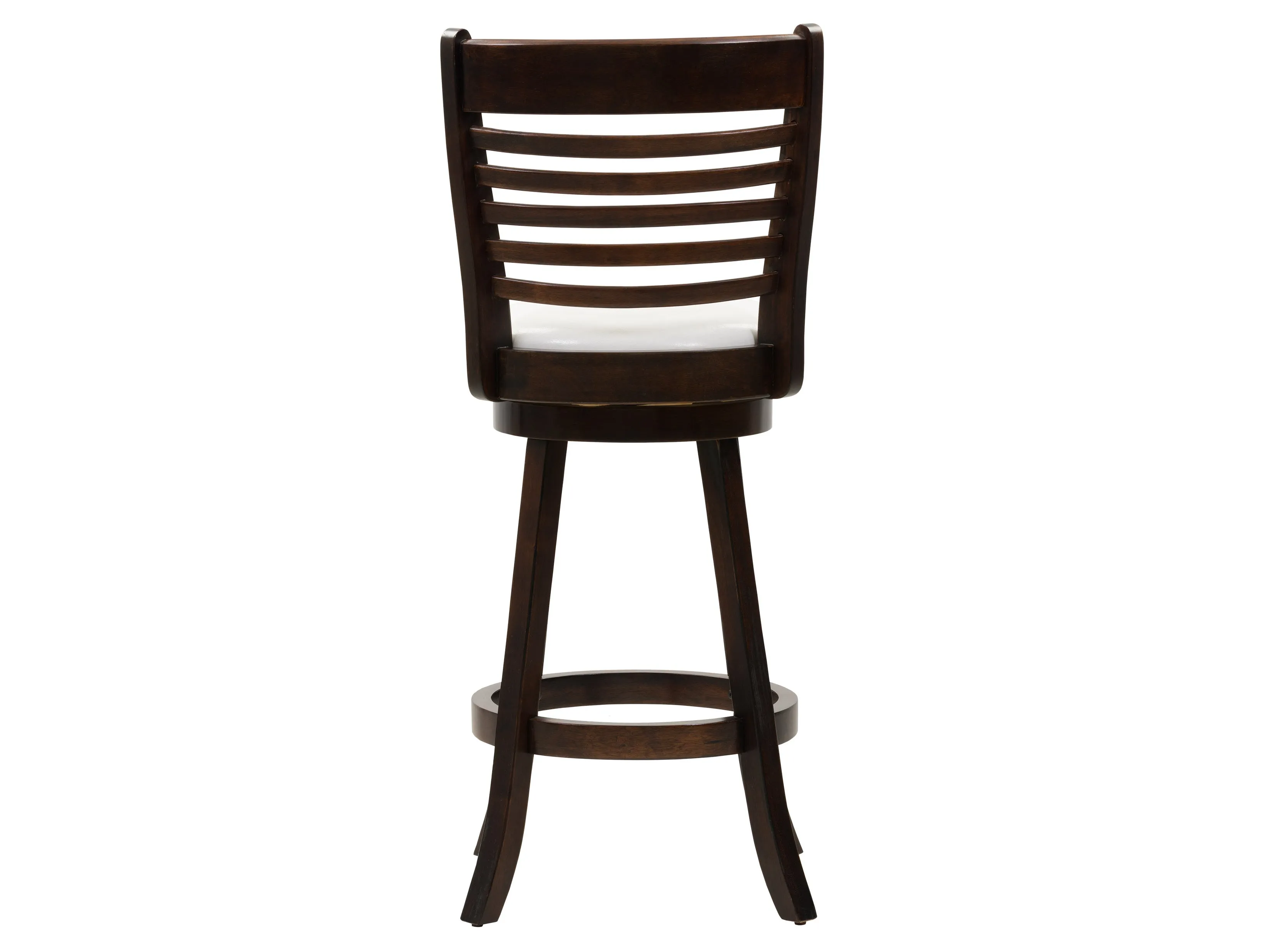 White Bar Height Bar Stools, Set of 2