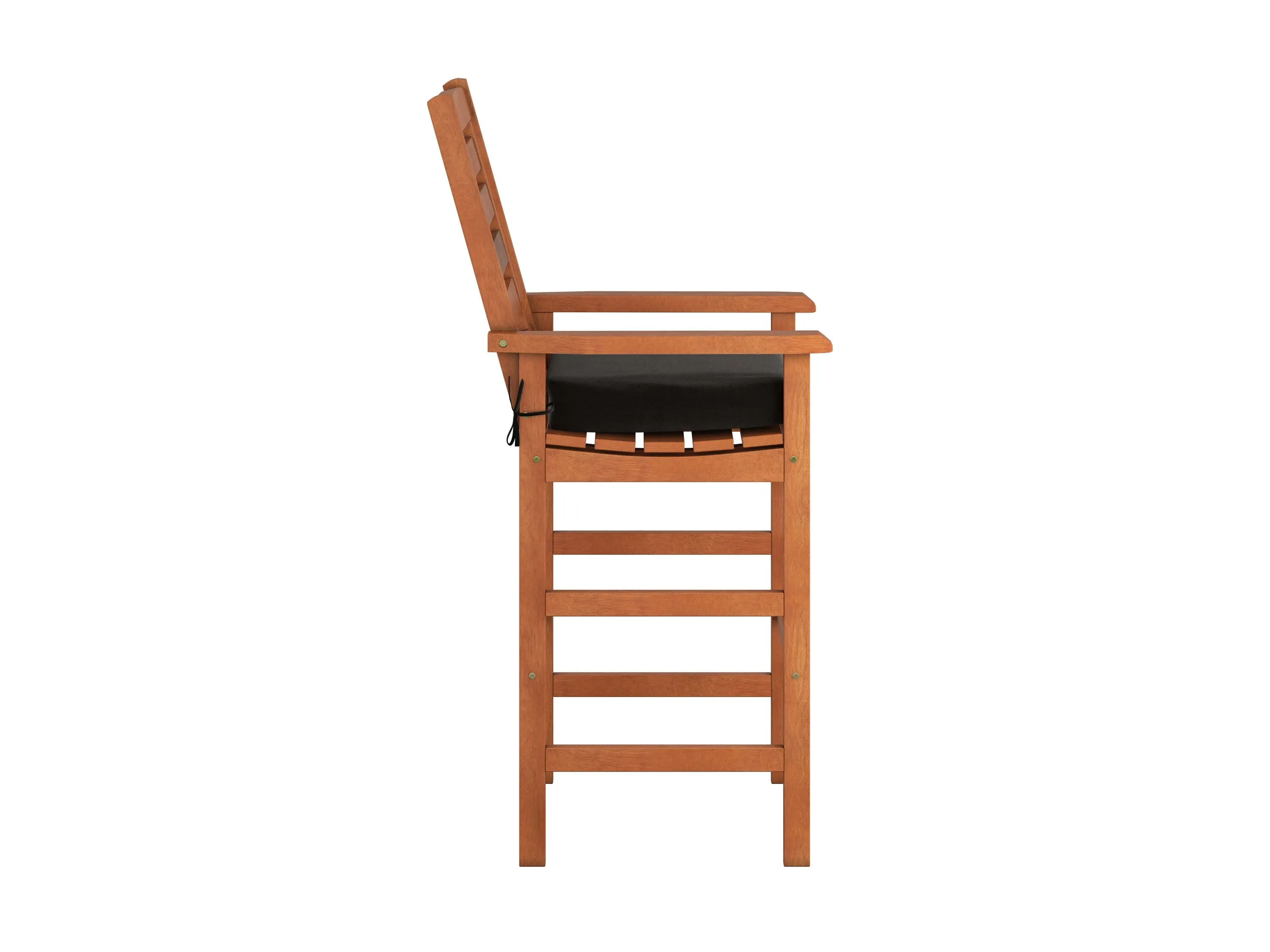 Wooden Bar Stools, Set of 2